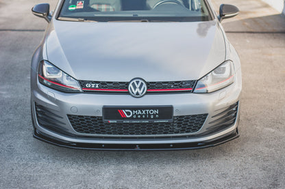 Front Ansatz V.1 für VW Golf 7 GTI  Carbon Look