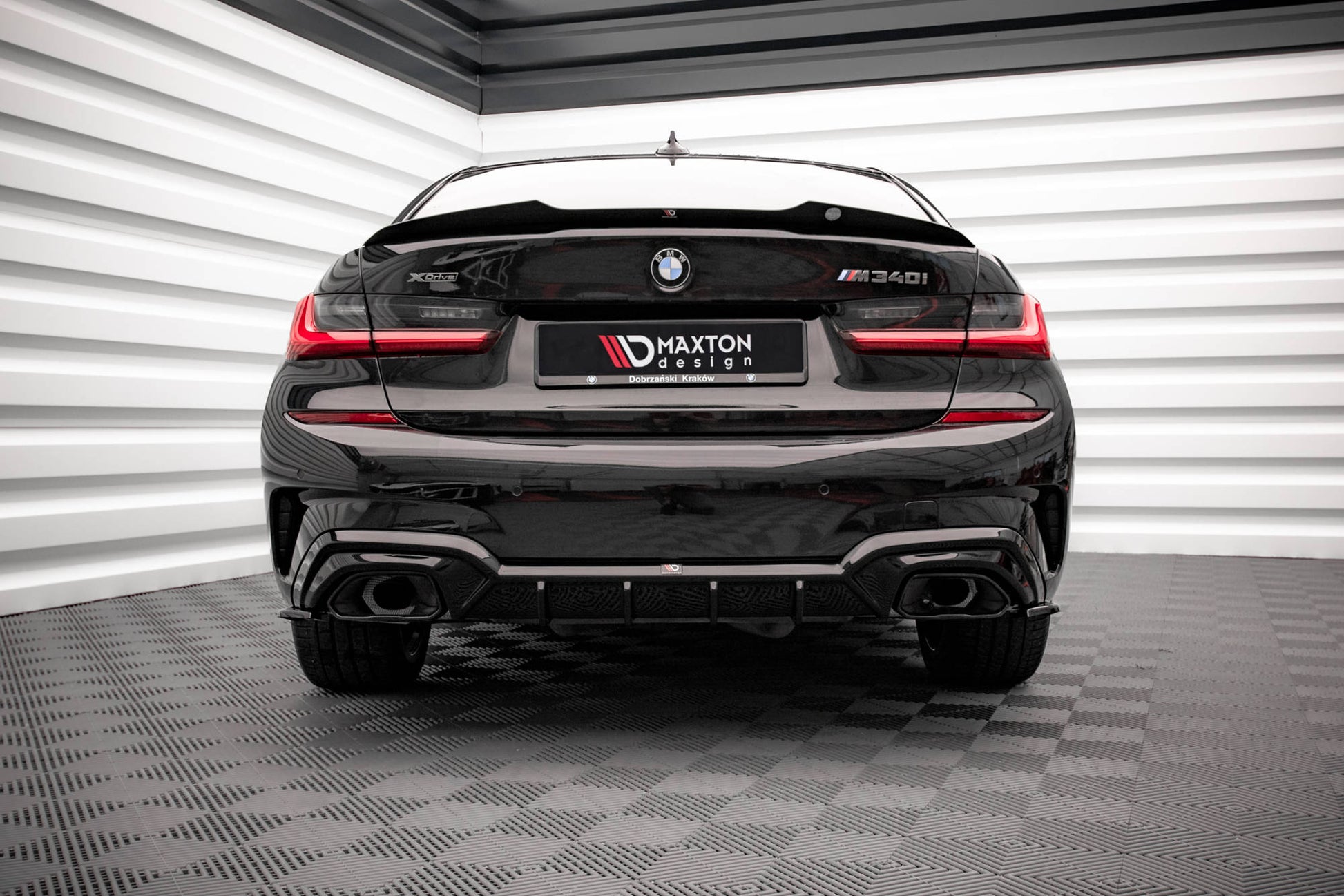 Diffusor Heck Ansatz für BMW M340i G20 / G21