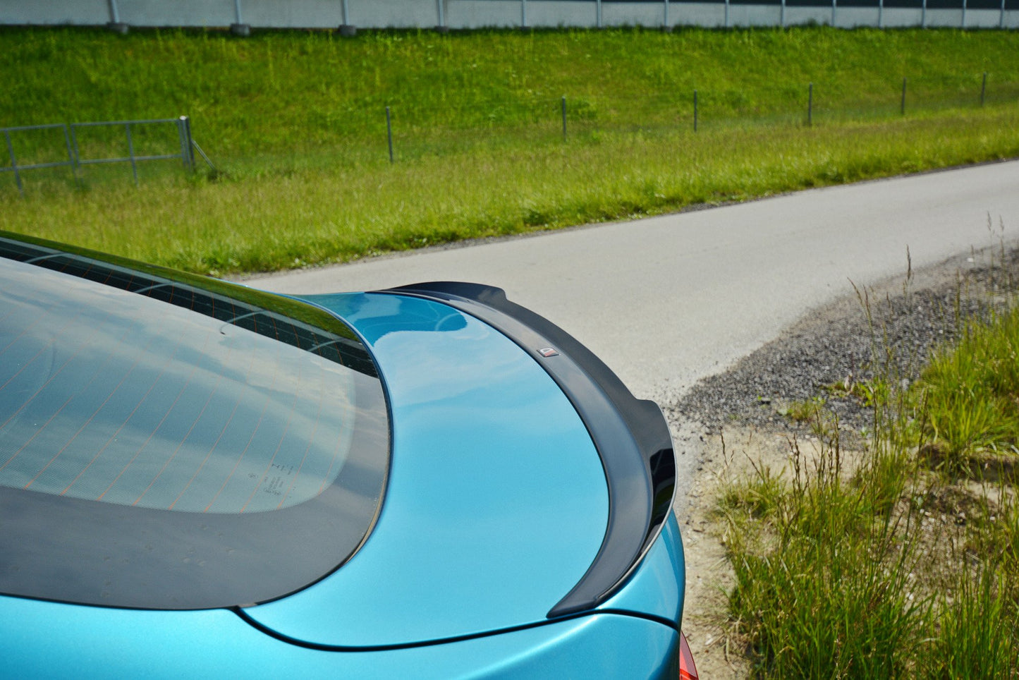 Spoiler CAP für BMW 4er F36 GRAN COUPÉ schwarz matt