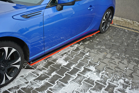Seitenschweller Ansatz für V.2 für SUBARU BRZ/ TOYOTA GT86 FACELIFT  Carbon Look