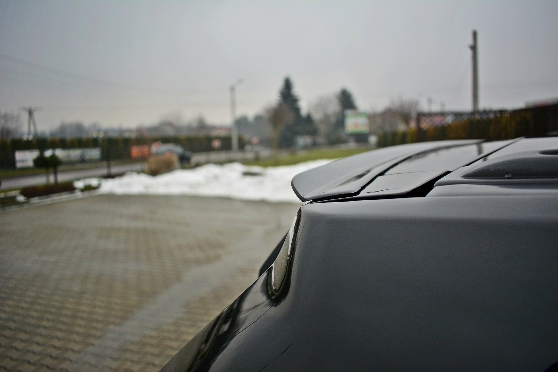 Spoiler CAP für JEEP GRAND CHEROKEE WK STR8 Carbon Look