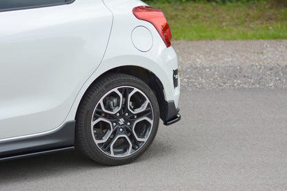 Heck Ansatz Flaps Diffusor für SUZUKI SWIFT 6 SPORT schwarz matt