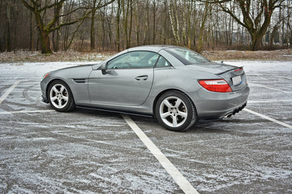 Seitenschweller Ansatz für Mercedes SLK R172 Carbon Look