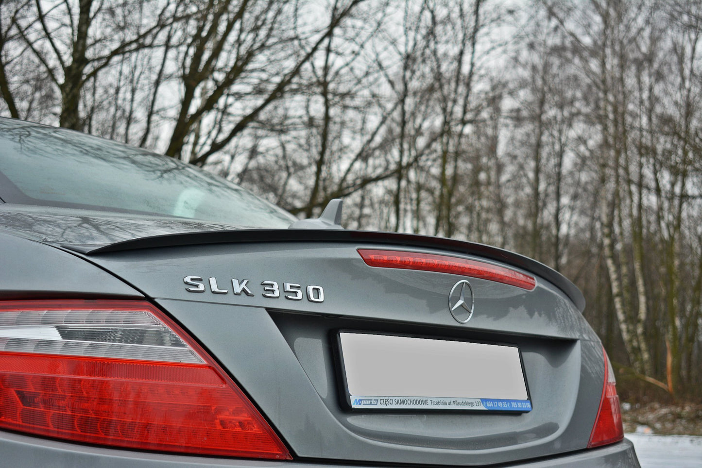Spoiler CAP für Mercedes SLK R172 schwarz Hochglanz