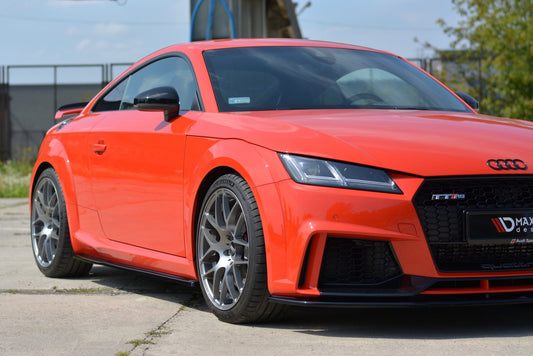 Seitenschweller Ansatz für Audi TT RS 8S  schwarz matt