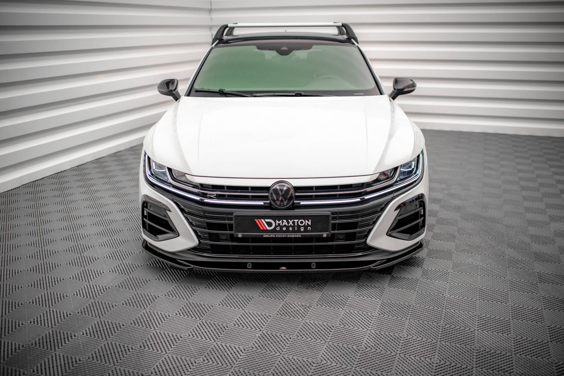 Front Ansatz V.1 für Volkswagen Arteon R schwarz matt