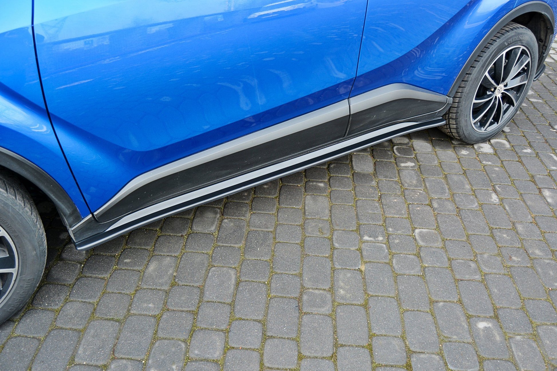 Seitenschweller Ansatz für TOYOTA C-HR  Carbon Look