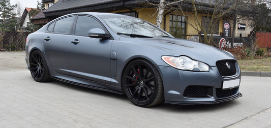 Seitenschweller Ansatz für JAGUAR XF- R schwarz matt