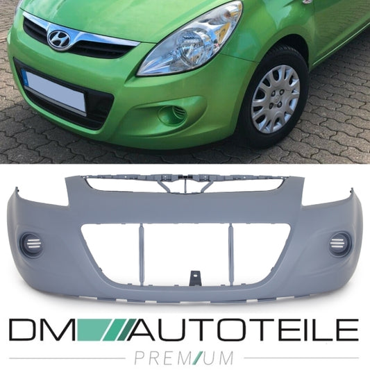 Stoßstange vorne grundiert passt für Hyundai i20 (PB PBT) 2008-2012 ohne Nebel