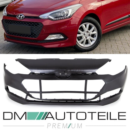 Stoßstange vorne glatt schwarz lackierfähig passt für Hyundai i20 GB ab 2014-2018