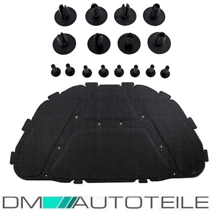 Dämmatte Motorhaube Motorhaubendämmung Motorraumdämmung +Montagekit passt für BMW X1 E84 ab 2009-2015 OE:5148 7 326 999