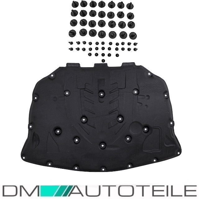 Dämmatte Motorhaube Motorhaubendämmung Motorraumdämmung +Montagekit passt für BMW 5er F10 F11 alle Fzg. OE: 5148 6 989 301