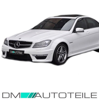 Set Mercedes W204 Bodykit Komplett+Diffusor passt für  C63 AMG Bj 07-15 PDC/SRA+ Tagfahrlicht