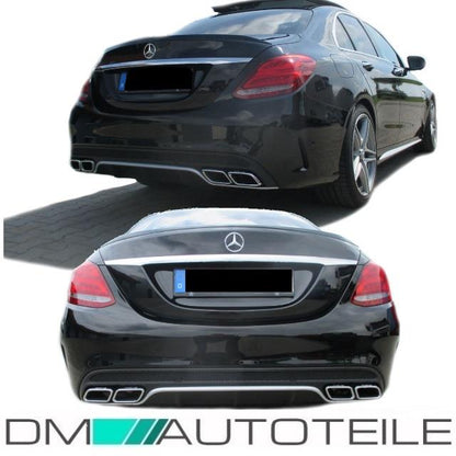 Stoßstange Sport Bodykit für PDC passt für Mercedes C-Klasse W205 nicht AMG C63 ab 2014