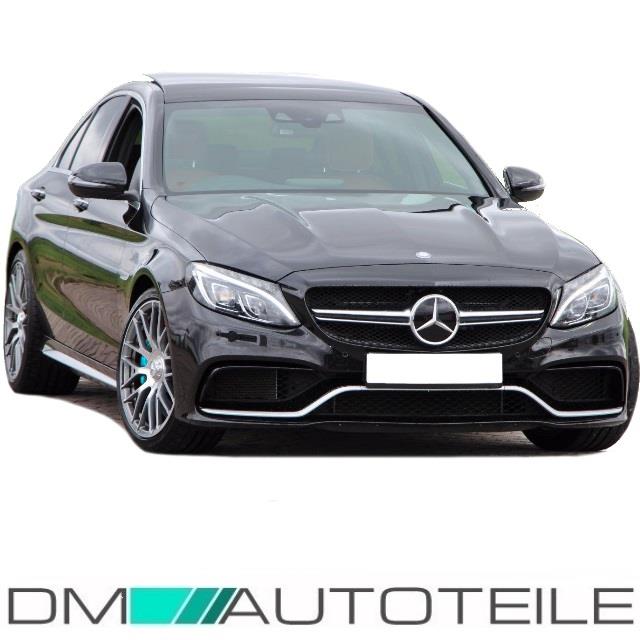 Stoßstange Sport Bodykit für PDC passt für Mercedes C-Klasse W205 nicht AMG C63 ab 2014