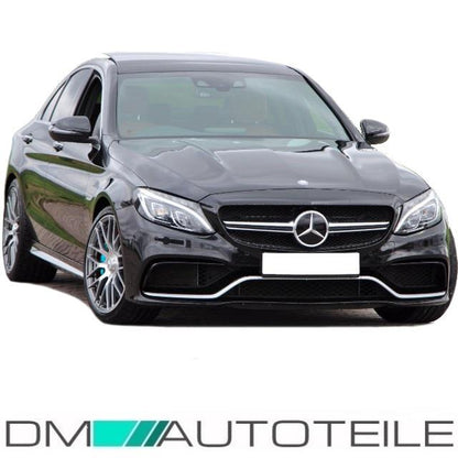 Stoßstange Sport Bodykit für PDC passt für Mercedes C-Klasse W205 nicht AMG C63 ab 2014