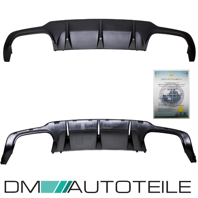 Mercedes W204 C204 Diffusor Stoßstange Hinten Schwarz Matt + Zubehör für C63 AMG 11-15