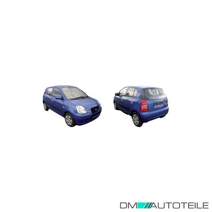 Hauptscheinwerfer Scheinwerfer links H4 mit Motor passt für KIA Picanto 04-07