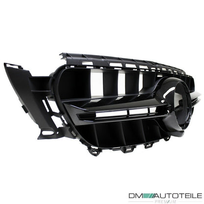 Sport Edition Kühlergrill Schwarz Glanz +Original Stern lackiert passt für Mercedes E Klasse W213 S213 C238 A238 ab 2016 n...