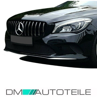 Set Sport-Kühlergrill für Panamericana GT Chrom + Stern passend für Mercedes CLA W117 ab 2016 (Mopf)