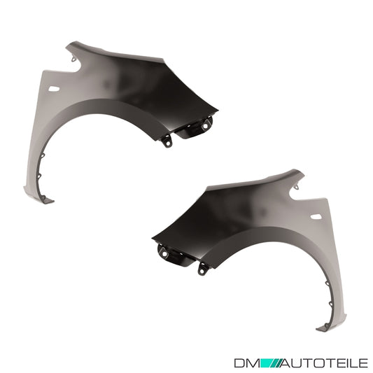 Kotflügel SET rechts+links vorne mit Blinkerloch passt für KIA Rio III 11-15