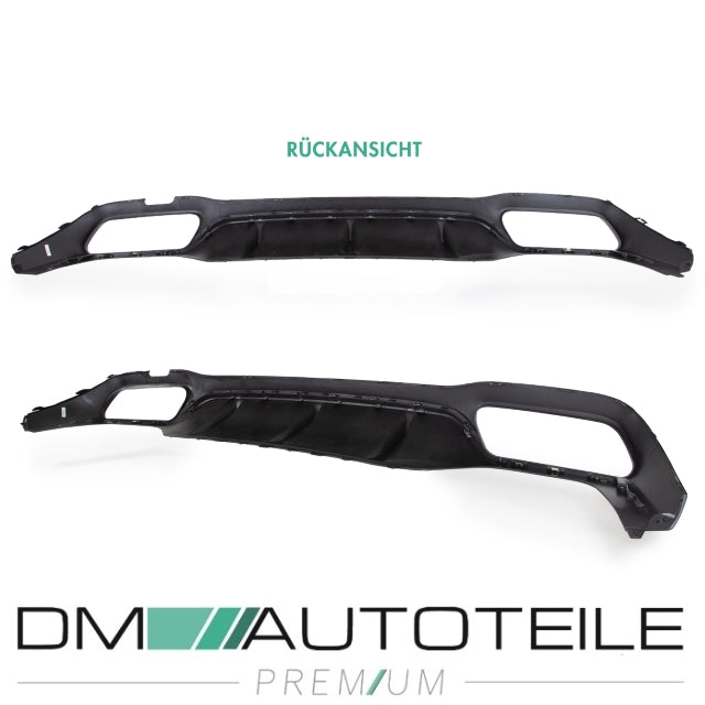 SET Heckdiffusor Schwarz Hochglanz passend für Mercedes E-Klasse W213 AMG Sport nicht E63