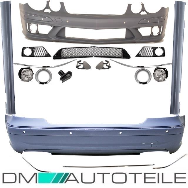 Mercedes W211 Bodykit Stoßstange vorne hinten Schweller +Zubehör für AMG E63 Mopf