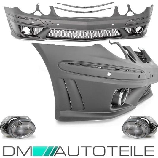 Mercedes W211 S211 Stoßstange vorne Facelift +Kiemen +Zubehör für E63 AMG 06-09