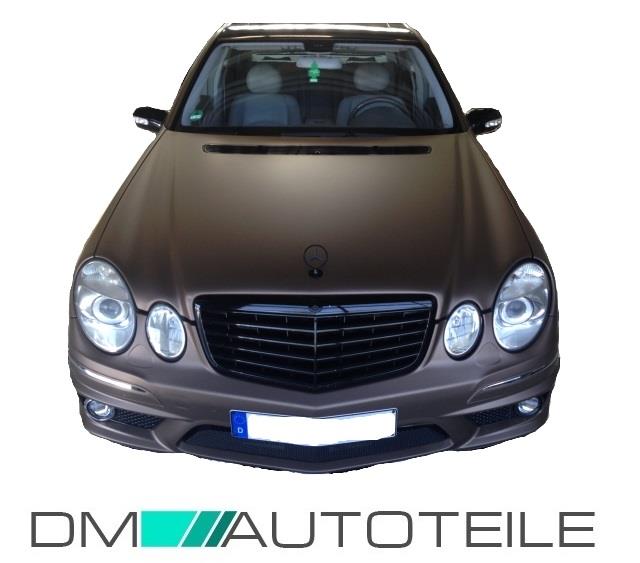Mercedes W211 S211 Stoßstange vorne Facelift +Kiemen +Zubehör für E63 AMG 06-09