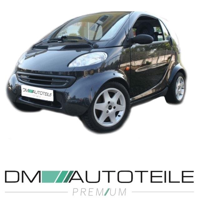 Smart Fortwo City Coupe 450 Kühlergitter ABS Schwarz Lackiert mit Löcher für NSW Bj. 08/98-04/02
