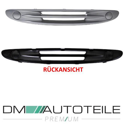 Smart Fortwo 450 Coupe Cabrio Kühlergitter Silber Lackiert Smart Fortwo 450 Coupe Cabrio Kühlergrill ABS Silber Lackiert K...
