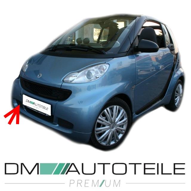Smart Fortwo Coupe Cabrio 451 Stoßstangengitter Vo. Rechts Schwarz Gitter 07-12