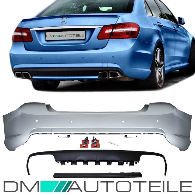 Mercedes E-Klasse W212 Heck Stoßstange Hinten aus PP für Parkhilfe + Zubehör für E63 AMG