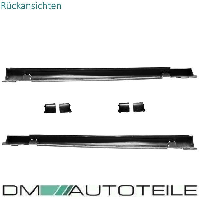 Mercedes W212 S212 Seitenschweller Set aus PP +Zubehör für E63 AMG