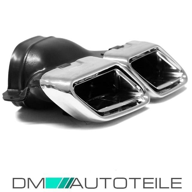 Mercedes W212 Heck Stoßstange + Schwarz Diffusor Auspuff + Zubehör für E63 AMG