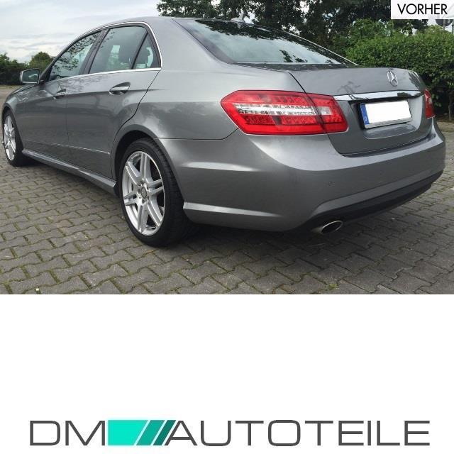 Mercedes E-Klasse W212 Diffusor Stoßstange Schwarz Matt + Zubehör für E63 AMG