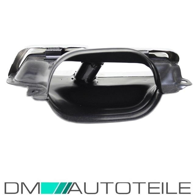 Mercedes W212 W222 Auspuffblenden Chrom 4-Rohr Edelstahl + Zubehör E63 S63 AMG