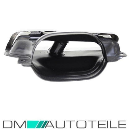 Mercedes W212 W222 Auspuffblenden Chrom 4-Rohr Edelstahl + Zubehör E63 S63 AMG