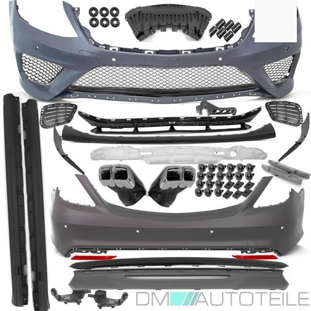 Mercedes W222 Bodykit Stoßstange vo. + hi.+ Schweller +Zubehör für S63 AMG