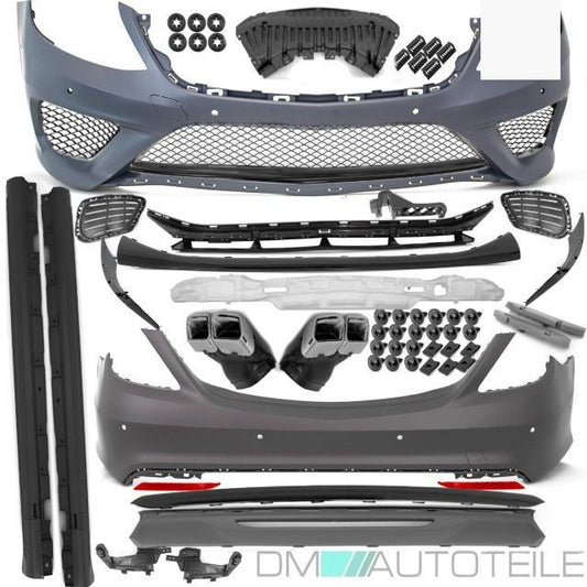 Mercedes W222 Bodykit Stoßstange vo. + hi.+ Schweller +Zubehör für S63 AMG