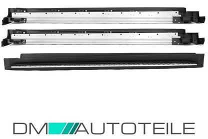 Mercedes GL X164 Trittbretter Set Einstieg Bj ab 06-12 Aluminium