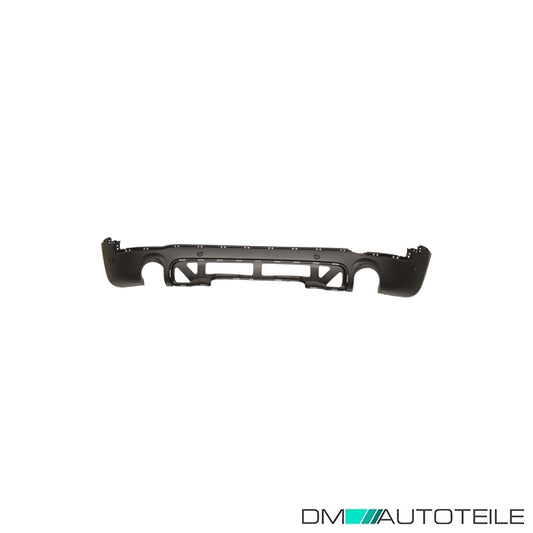 Diffusor hinten unten schwarz Duplex für Mini Countryman F60 All 4 Cooper S