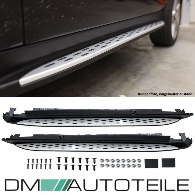 Mercedes M Klasse W166 Trittbretter Set Einstieg Aluminium ML 2011-2015