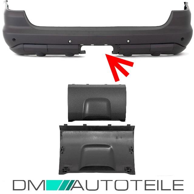 Mercedes W163 Abdeckung Stoßstange hinten ohne AHK grundiert 01-05