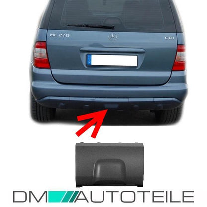Set Mercedes W163 Stoßstange hinten ohne PDC ohne AHK+Abdeckung 01-05