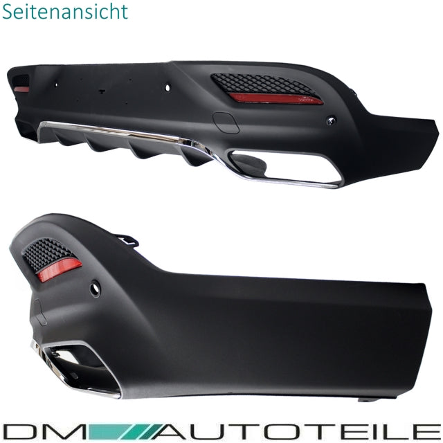 Bodykit Stoßstange Vorne Hinten + Blenden passt für Mercedes GLE C292 Coupe nicht AMG