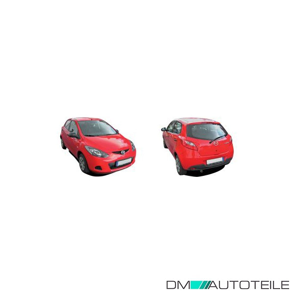 Außenspiegel rechts kpl. beheizb. grundiert mit Blinklicht passt für Mazda 2