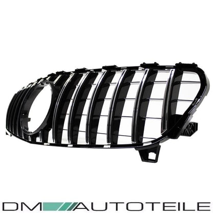 Set Sport -Panamericana GT Facelift Kühlergrill Chrom Schwarz + Stern passend für Mercedes A-Klasse W176 Mopf 2015-2019