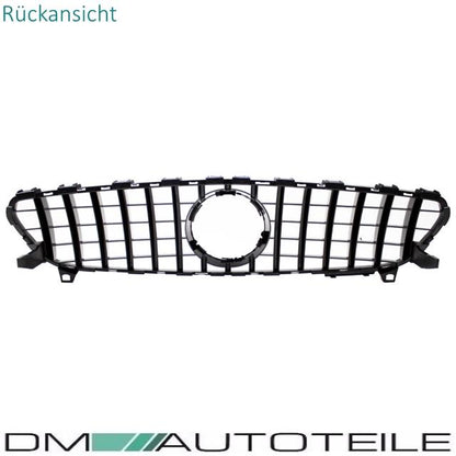 Set Sport -Panamericana GT Facelift Kühlergrill Chrom Schwarz + Stern passend für Mercedes A-Klasse W176 Mopf 2015-2019