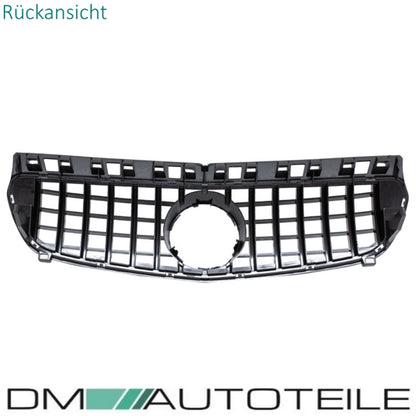 Umbau Sport Panamericana Kühlergrill Schwarz passend für Mercedes W176 Vor Mopf 12-15